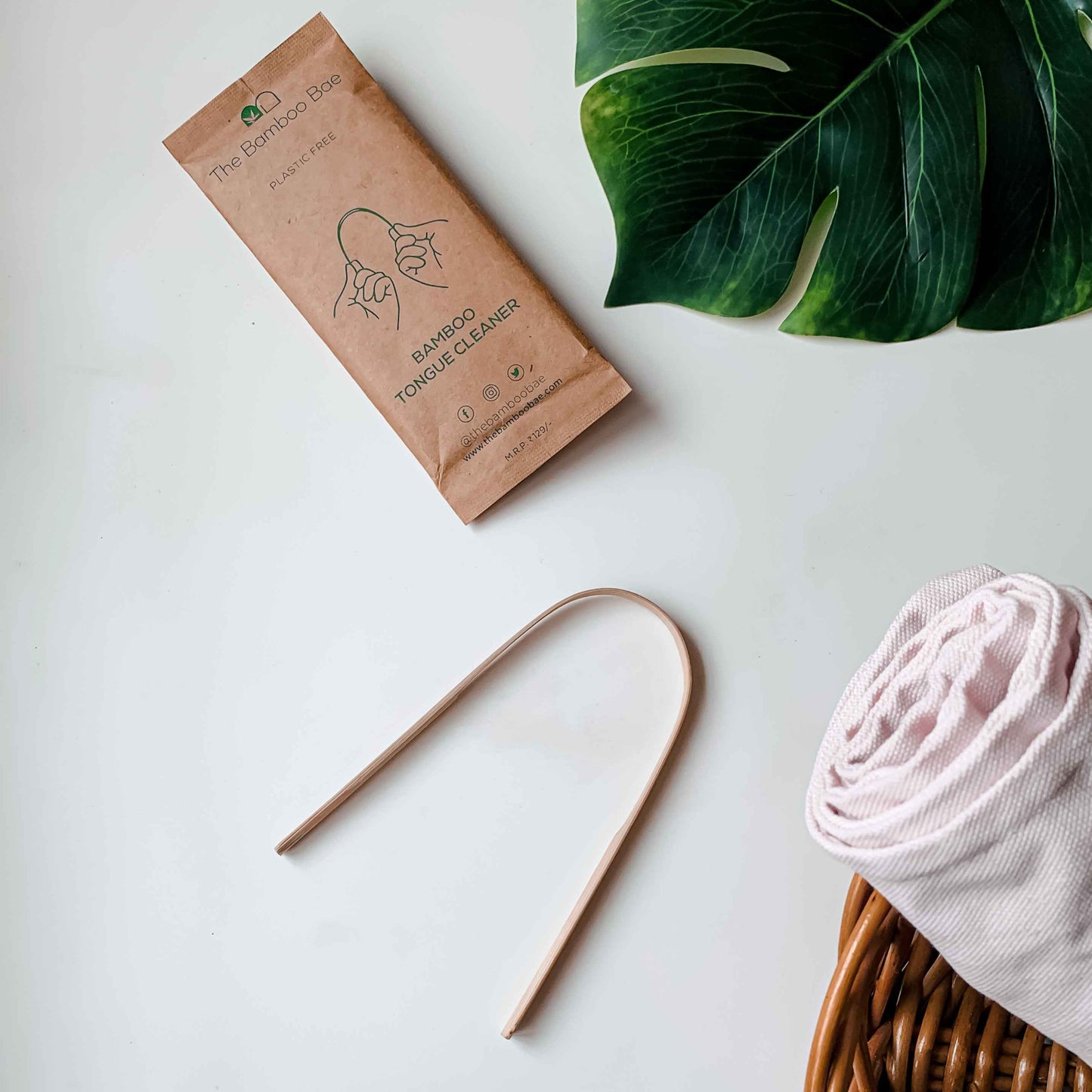 Neem Wood Tongue Cleaner | Anti Bacterial Scrapper