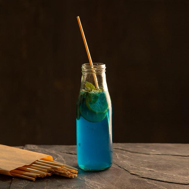 Bamboo Straw | 4 Straws & 1 Cleaner | Reusable Natural & Handcrafted