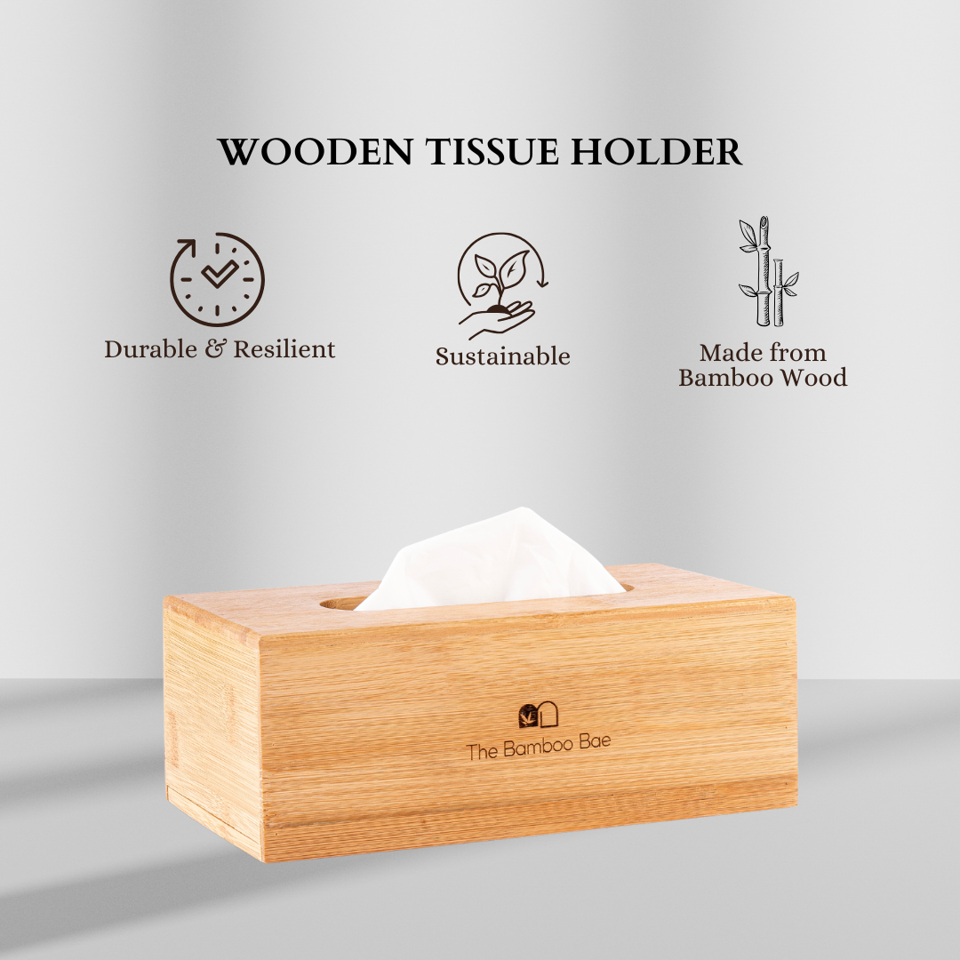 Bamboo Box for Tissues