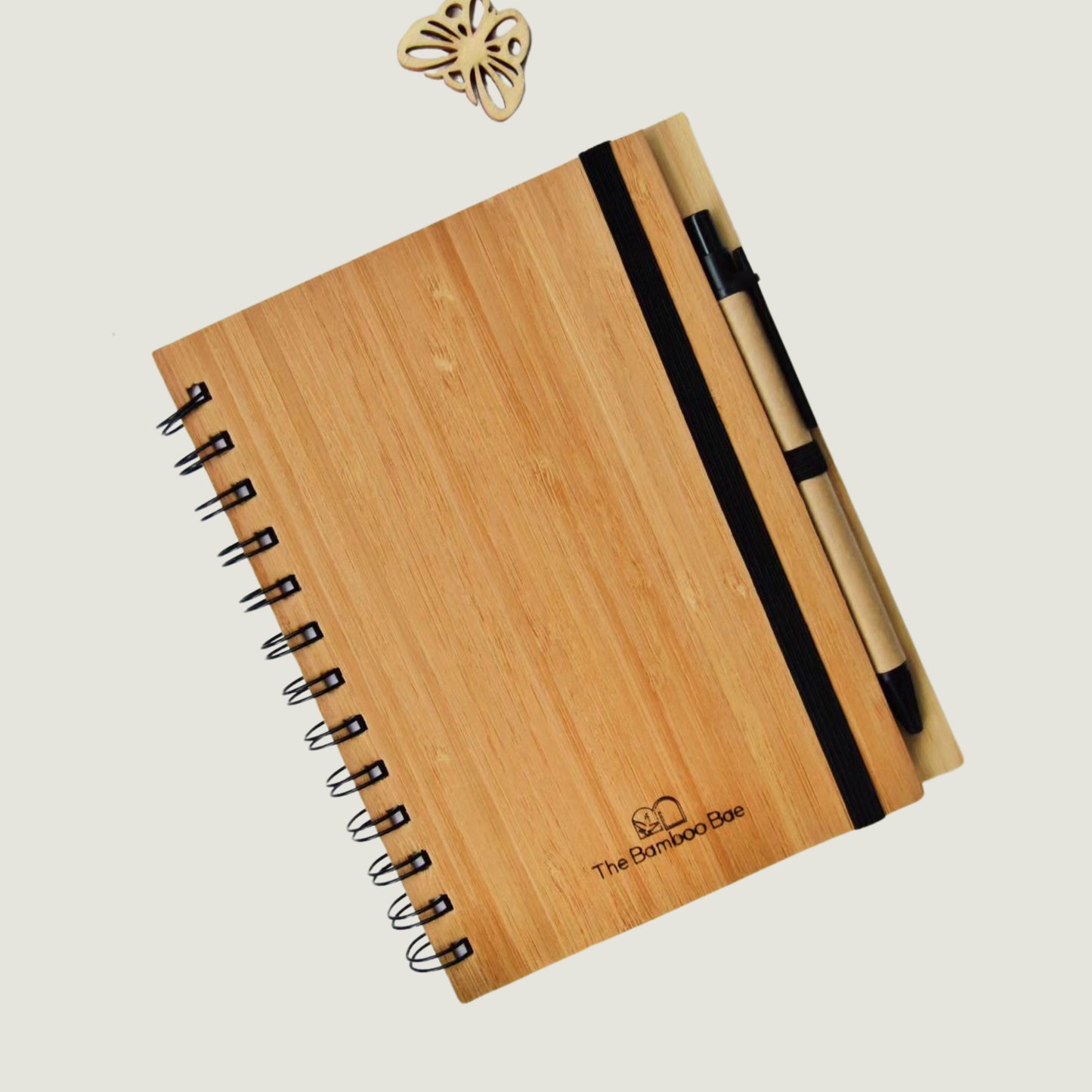 Bamboo Corporate Gift Bundle | Combo for Corporate Students Friends | Bamboo Notebook Mobile Stand Pen Key Chain