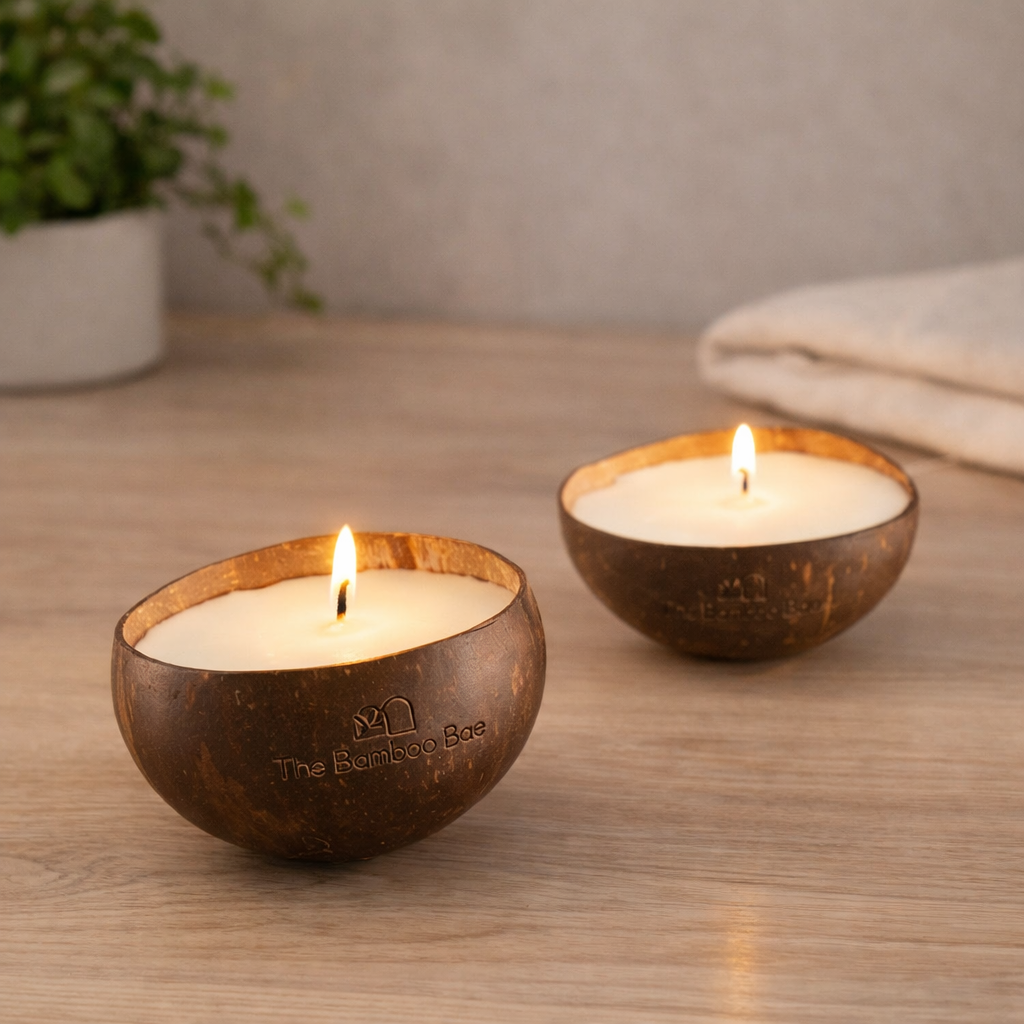 Women’s Day Mindful Moments Hamper | Bamboo Speaker & Coconut Candle