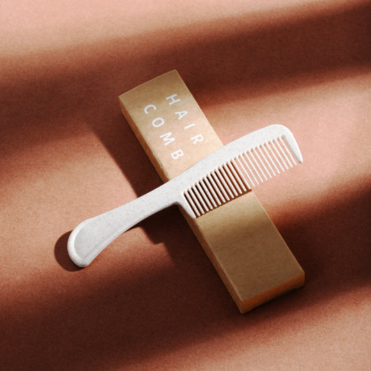 Wheat Straw Hair Comb | Sustainable Hotel Amenities for Guest Grooming