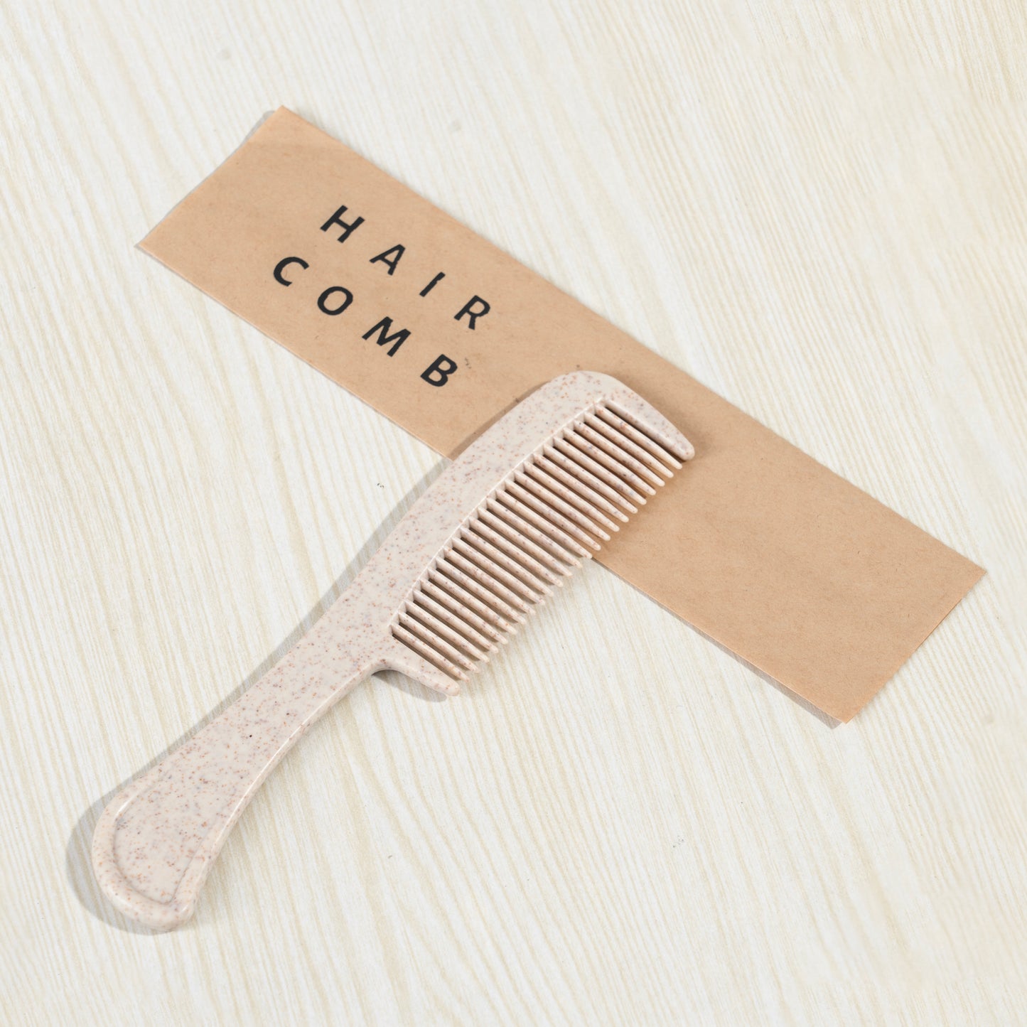 Wheat Straw Hair Comb | Sustainable Hotel Amenities for Guest Grooming