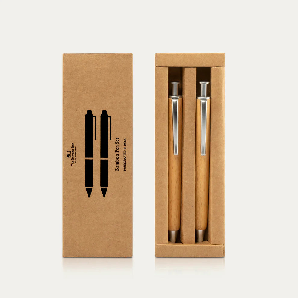 Eco Friendly Pen | Set of 2 | Sustainable Wooden Pen