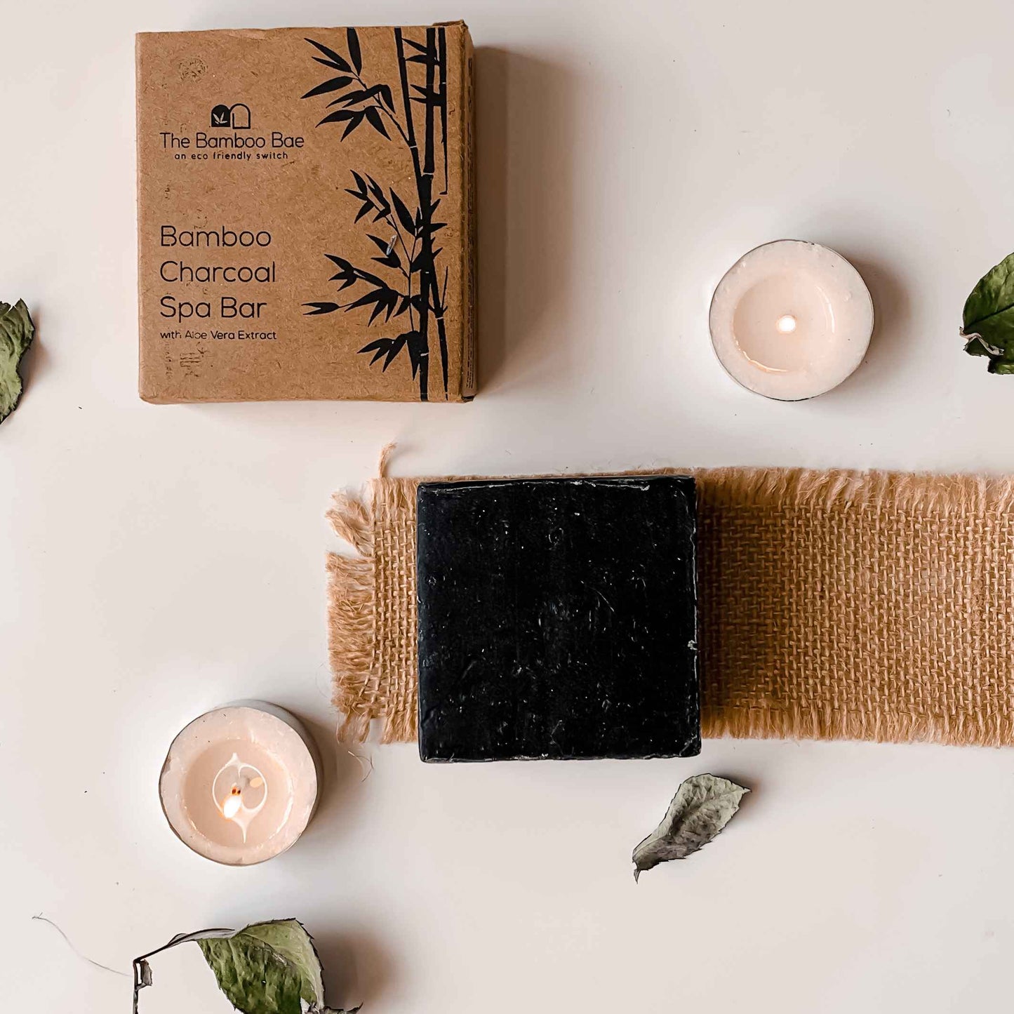 Bamboo Charcoal Soap | Handmade Spa Bar | With Aloe Vera Extract