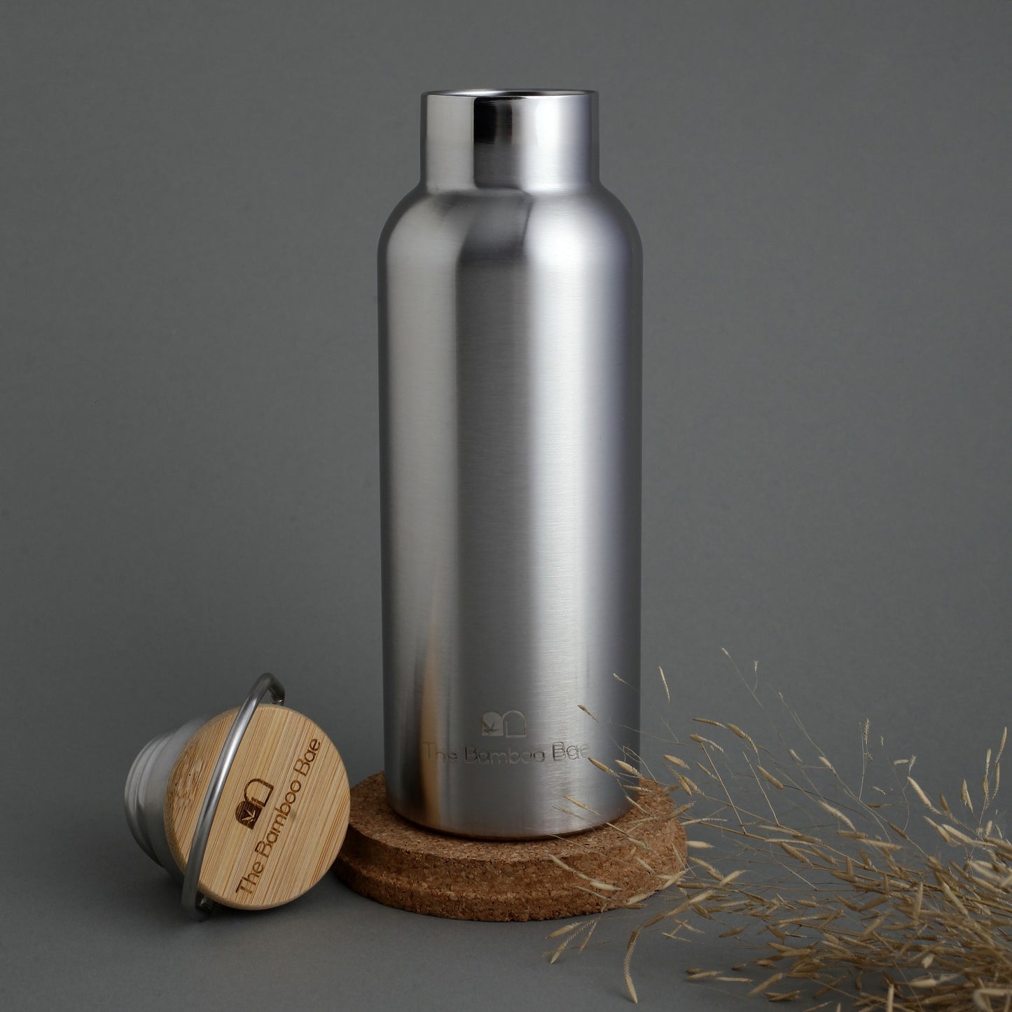 Bamboo Lid Thermos Bottle
