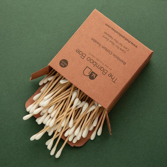 Bamboo Cotton Swabs