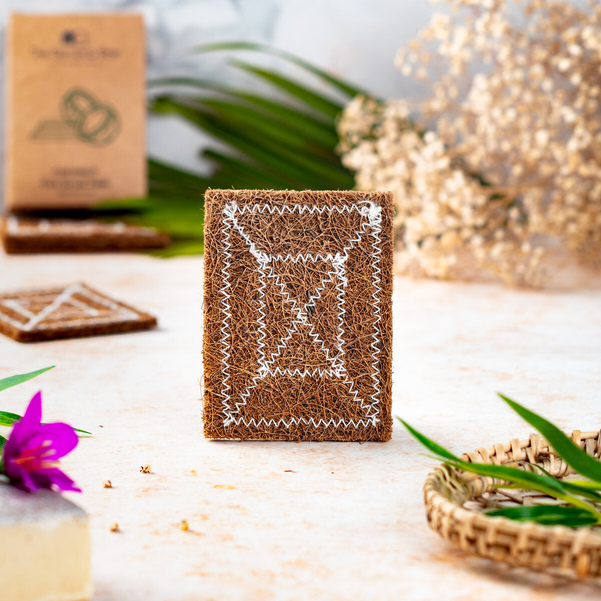 Coconut Coir Cleaning Scrub Pad | Pack of 4 & 8 | Scratch-free | Eco-Friendly | Plastic Free Scrubber
