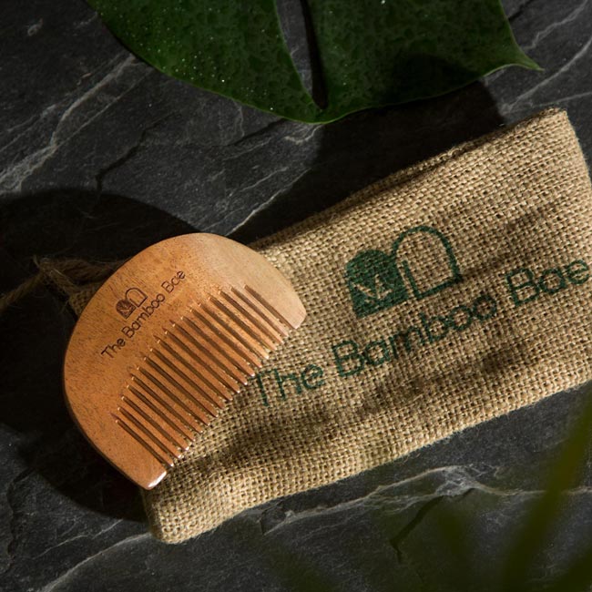 Wooden Beard Comb