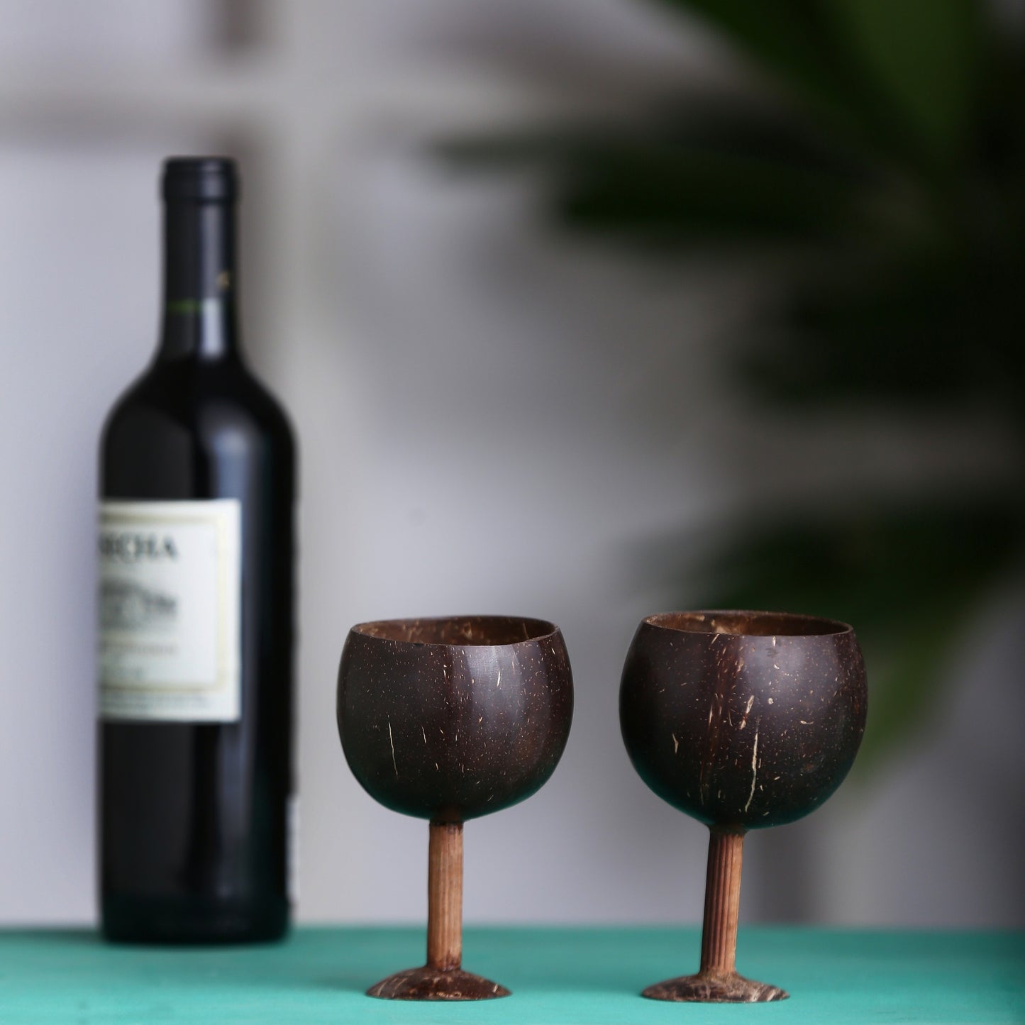 Sustainable Festivity Set | Sustainable Celebration with Wine Glasses & Soy Candle