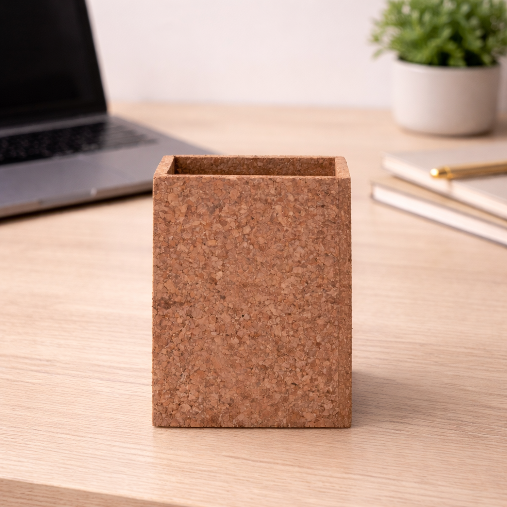 Square Cork Stand: Cork Is Doing the Heavy Lifting.