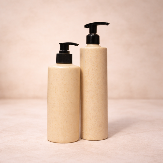 Wheat Straw Dispenser Bottle – Refillable Pump Dispenser