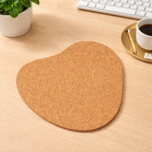 Cork Mouse Pad | Sustainable & Stylish Desk Accessory | Eco-Friendly Cork Pad