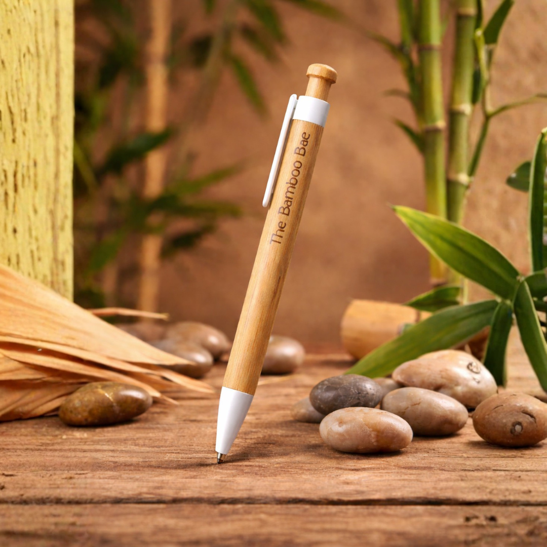 Bamboo Bae Eco-Friendly Bamboo Pen – Sustainable, Refillable Writing Companion