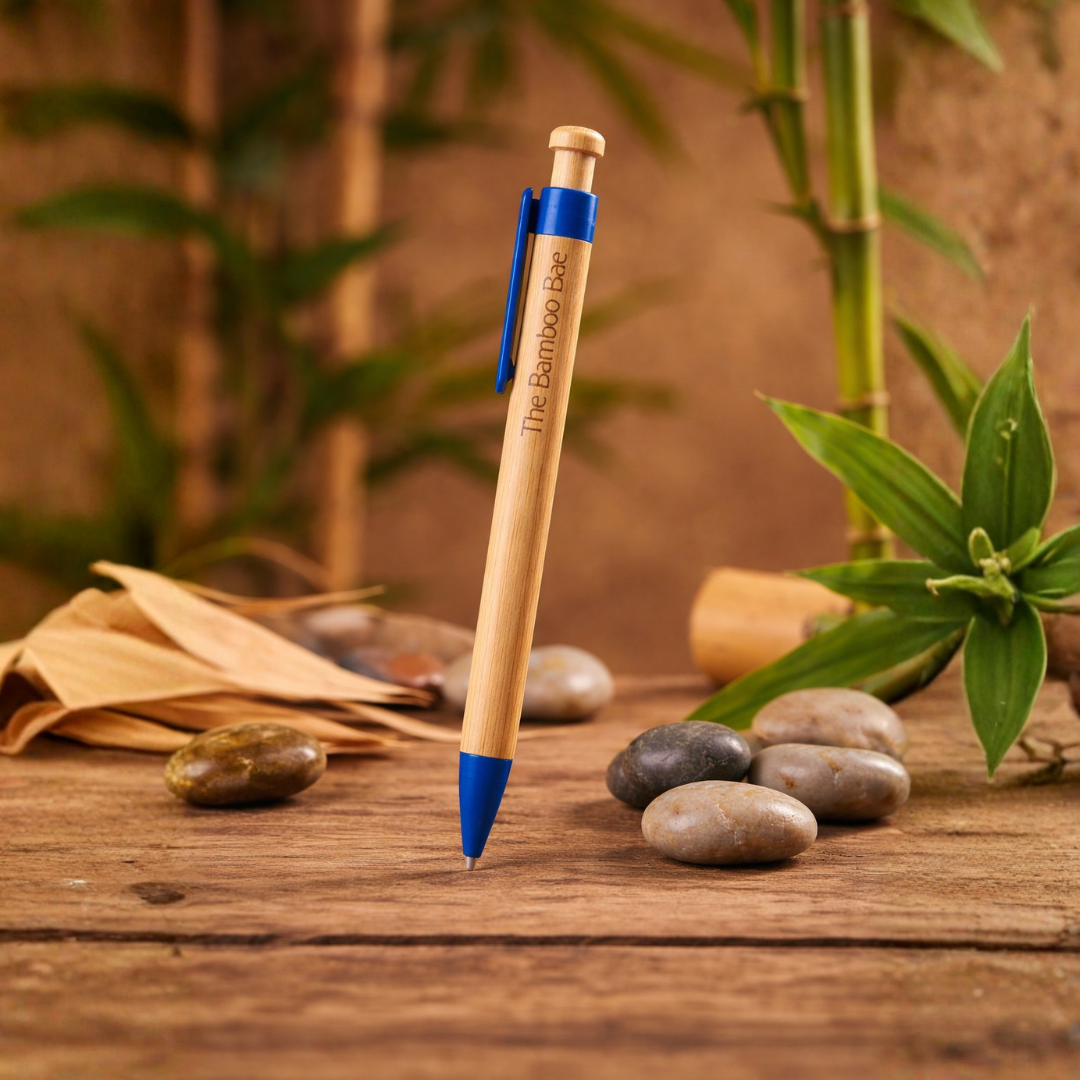 Bamboo Bae Eco-Friendly Bamboo Pen – Sustainable, Refillable Writing Companion