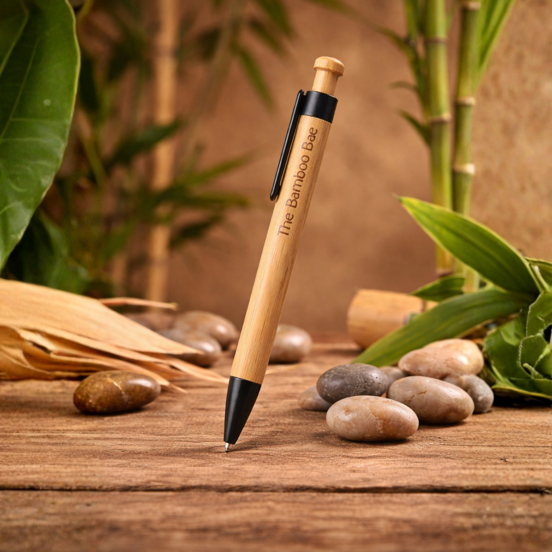 Bamboo Bae Eco-Friendly Bamboo Pen – Sustainable, Refillable Writing Companion