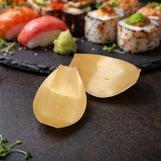Eco-Friendly Bamboo Sushi Dish | Multipurpose Serving Dish