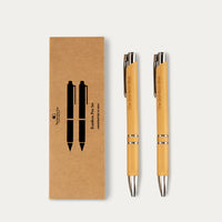 Eco Friendly Bamboo Pen | Ring | Set of 2 | Sustainable Bamboo Pen