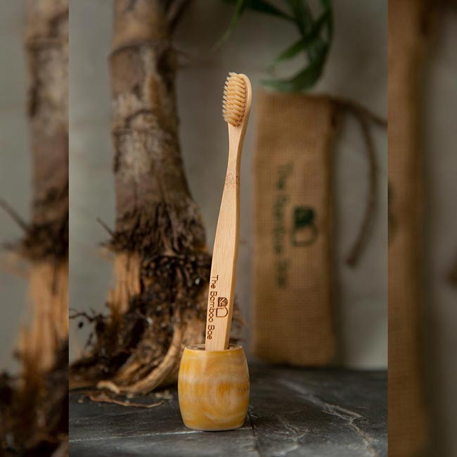 Bamboo Toothbrush | Charcoal Activated Bristles | Eco Friendly Toothbrush