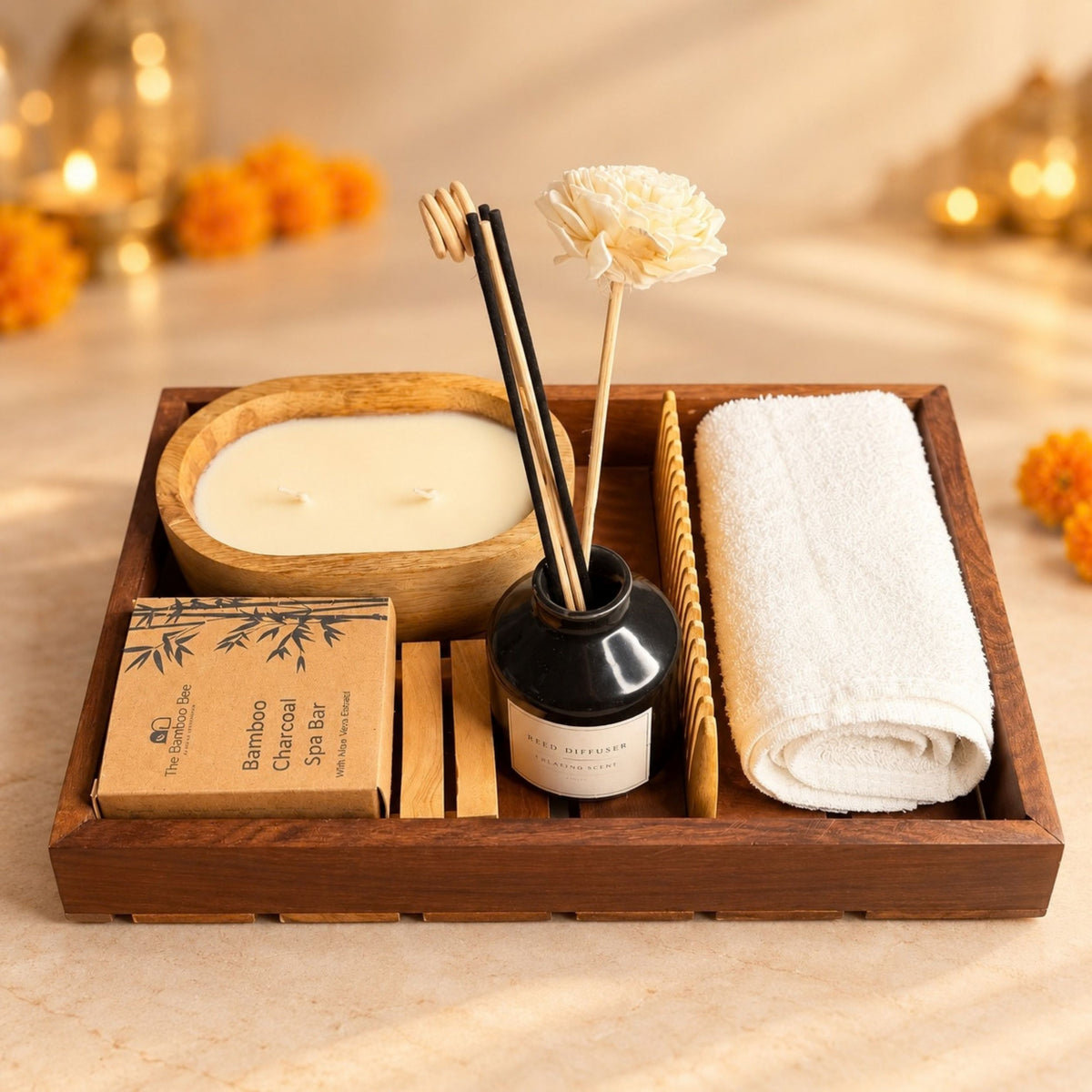 Spa & Wellness Corporate Hamper - Festive Gifting by The Bamboo Bae