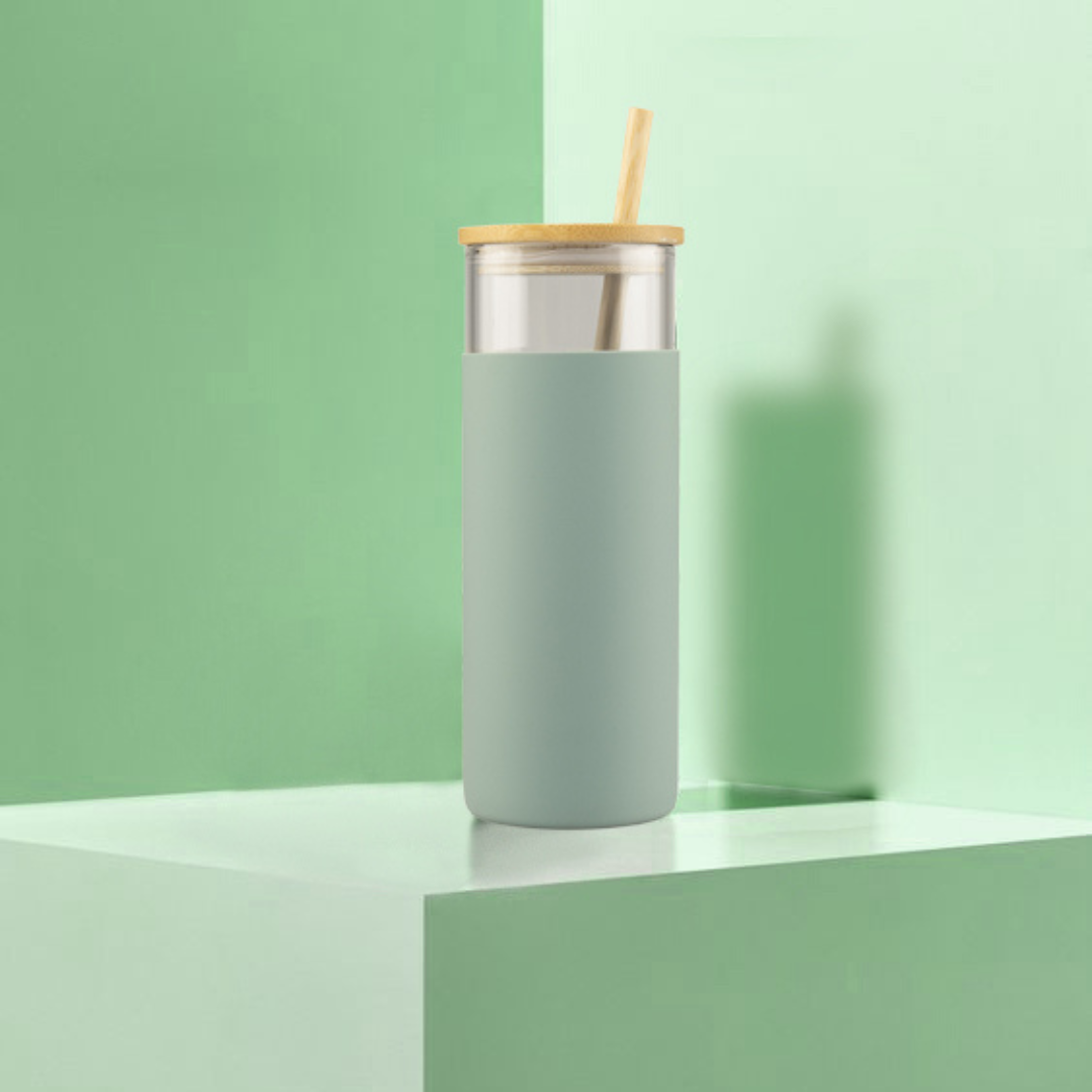 Bamboo Stainless Steel Bottle – Vacuum Insulated, Hot & Cold, 500ml - The Bamboo Bae