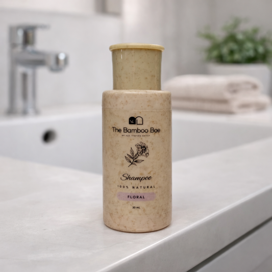Eco-Friendly Wet Amenities Set – Floral (Shampoo, Shower Gel, Conditioner & Moisturizer | 30 ml Each)
