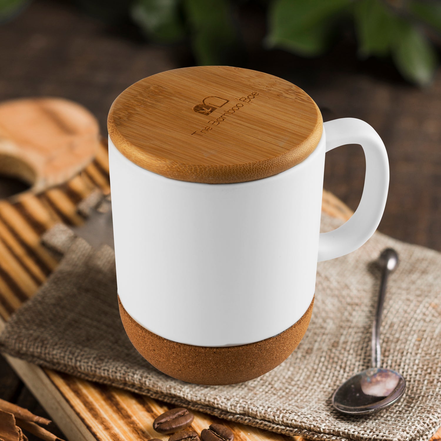 bamboo coffee mug