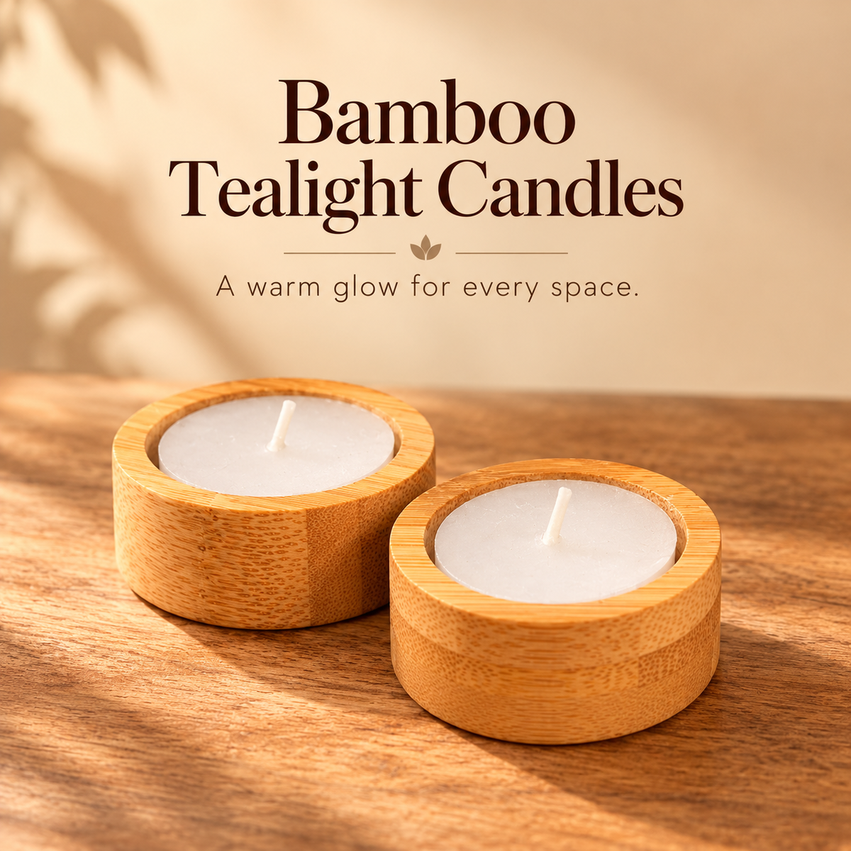 Premium Porcelain Mug, Bamboo Tealight Candles & Cork Planters – Eco-Friendly Festive Gift Hamper by The Bamboo Bae