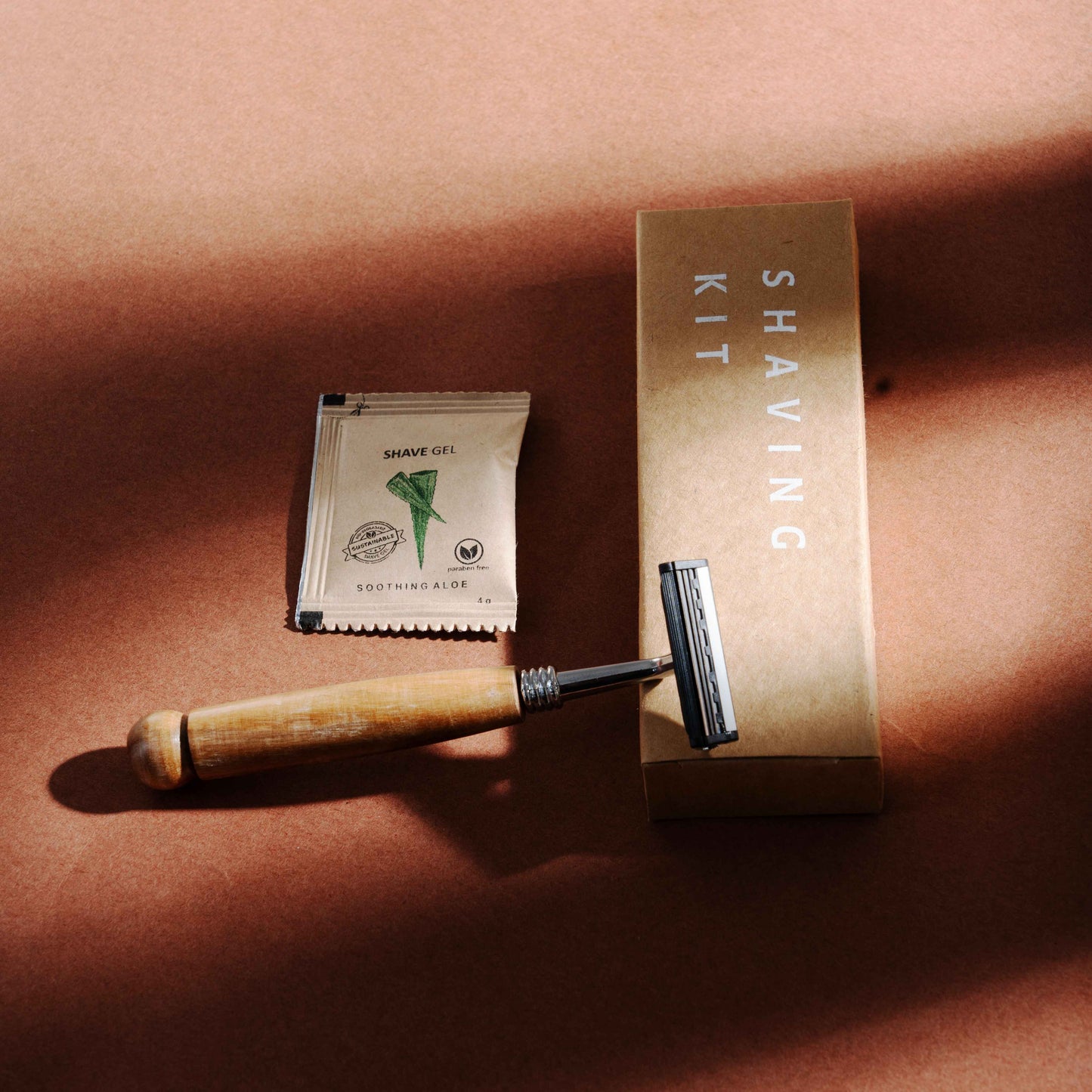 Eco-friendly bamboo handle safety razor – reusable zero waste razor for men and women.