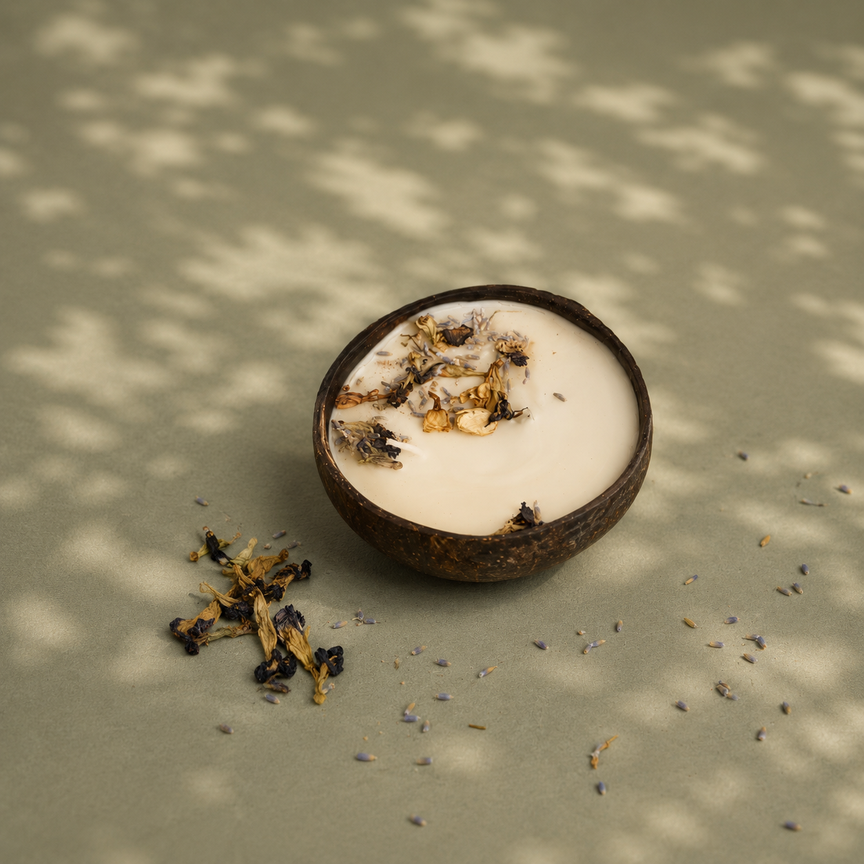 Midnight Bloom with Night Jasmine – Coconut Shell Soy Wax Candle