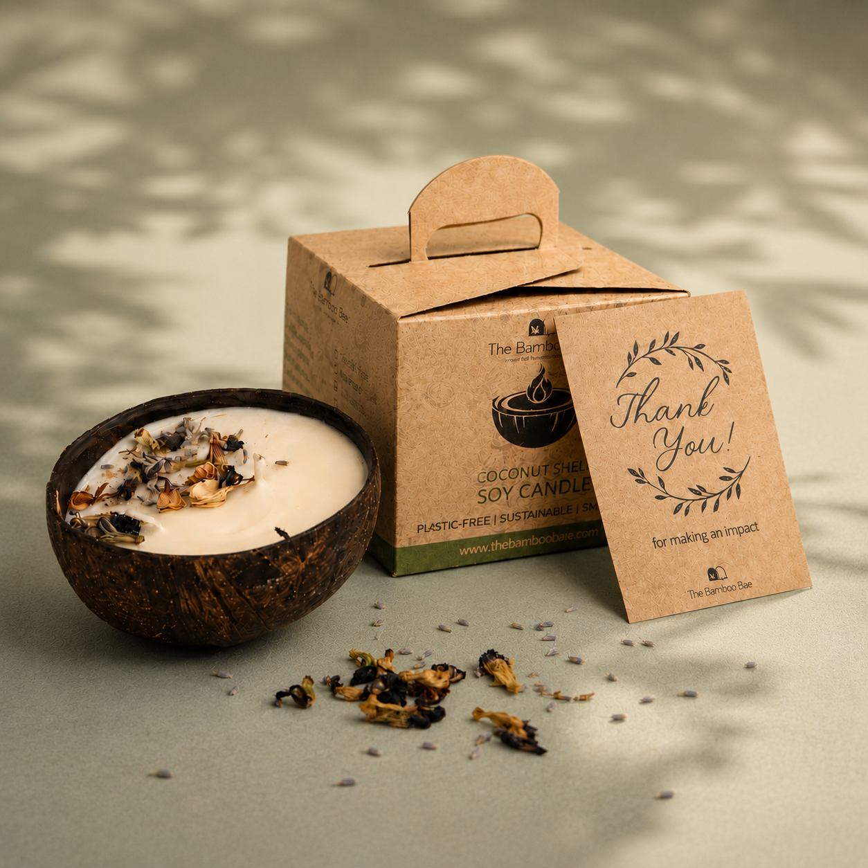 Midnight Bloom with Night Jasmine – Coconut Shell Soy Wax Candle