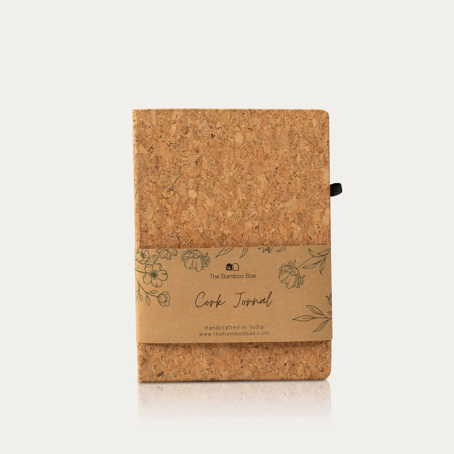 Eco-friendly cork diary with soft cover – reusable notebook for office or personal use.