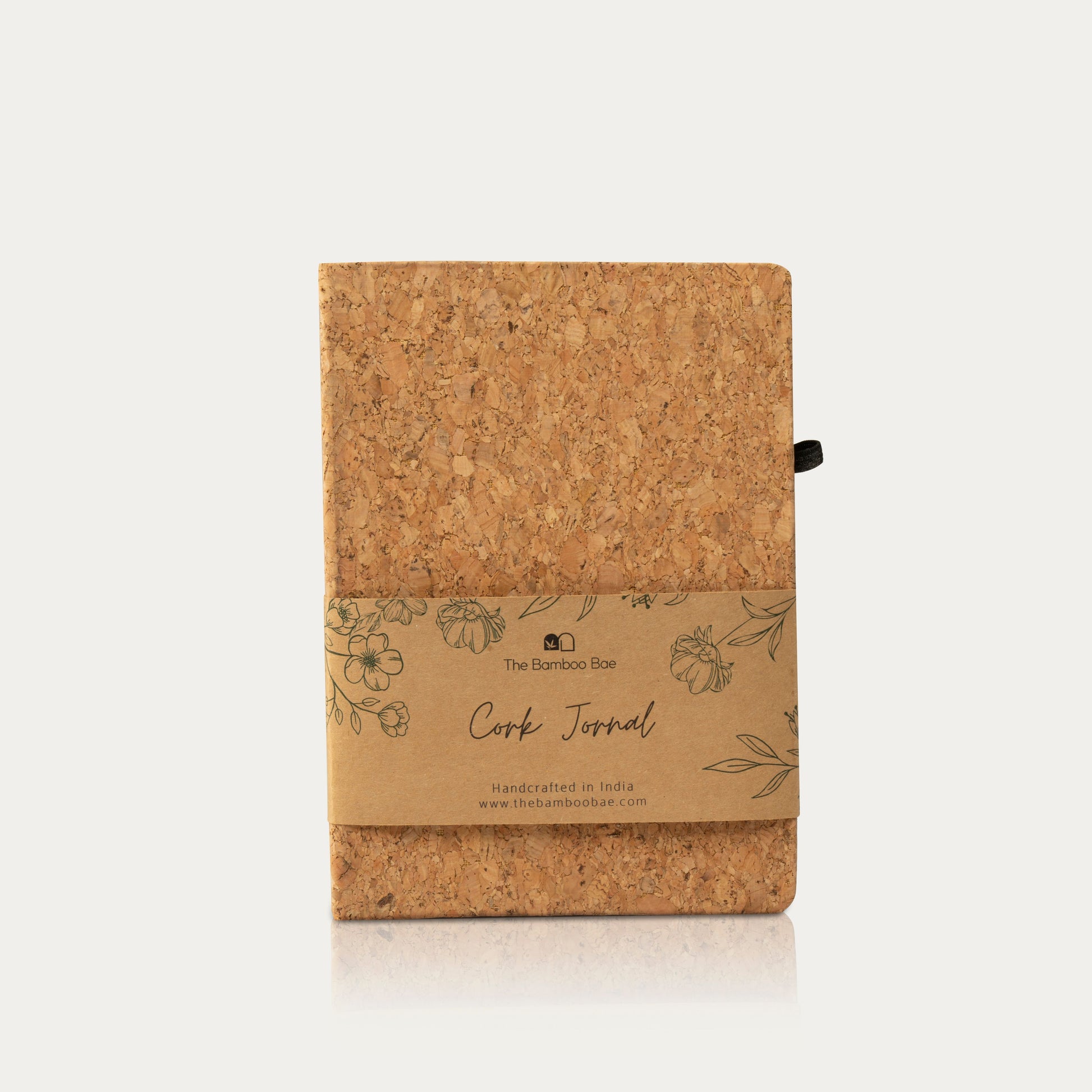 Eco-friendly cork diary with soft cover – reusable notebook for office or personal use.