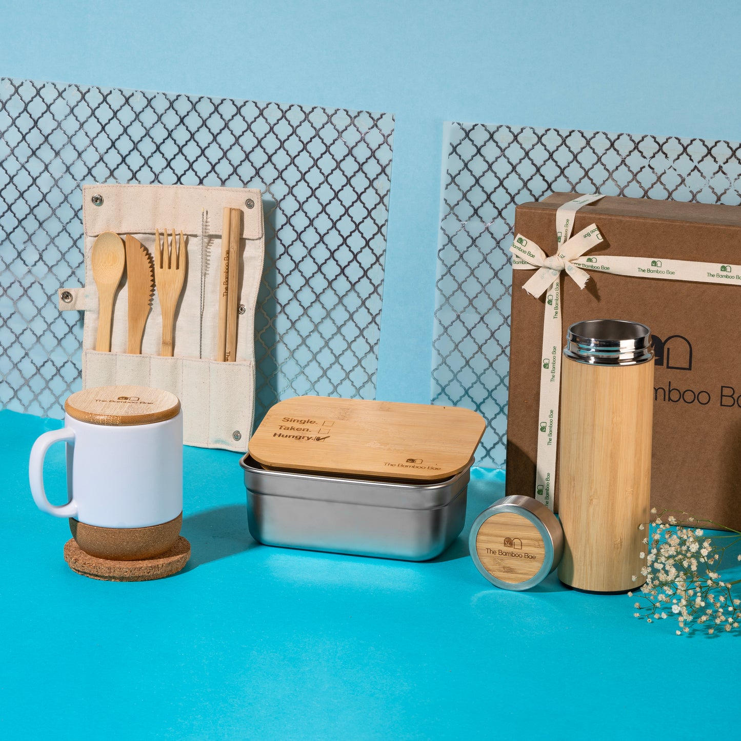 Luxury Bamboo Bliss Gift Set | Premium Eco Friendly Hamper | Sustainable & Natural Present