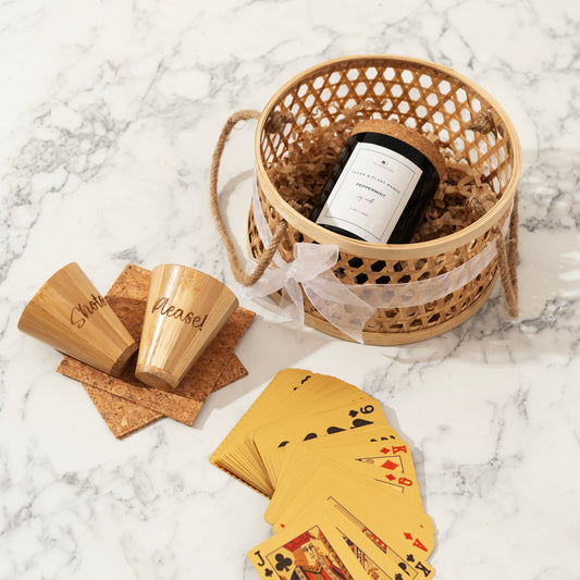 Bamboo Basket Festive Kit | Eco-Friendly Gift Set for Celebrations