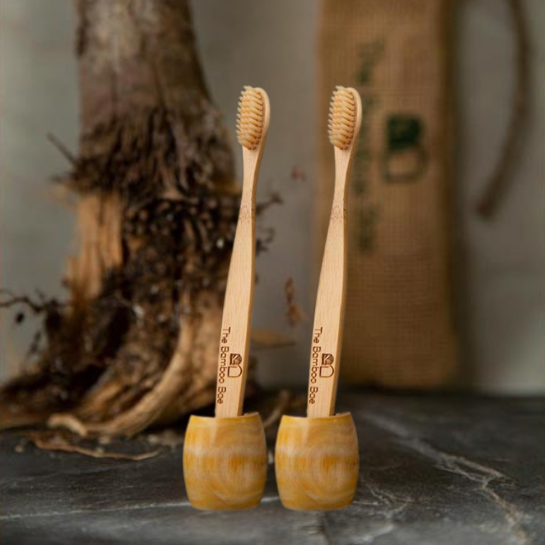 Bamboo Toothbrush | Ultra Soft Bristles | Biodegradable Toothbrush Handle