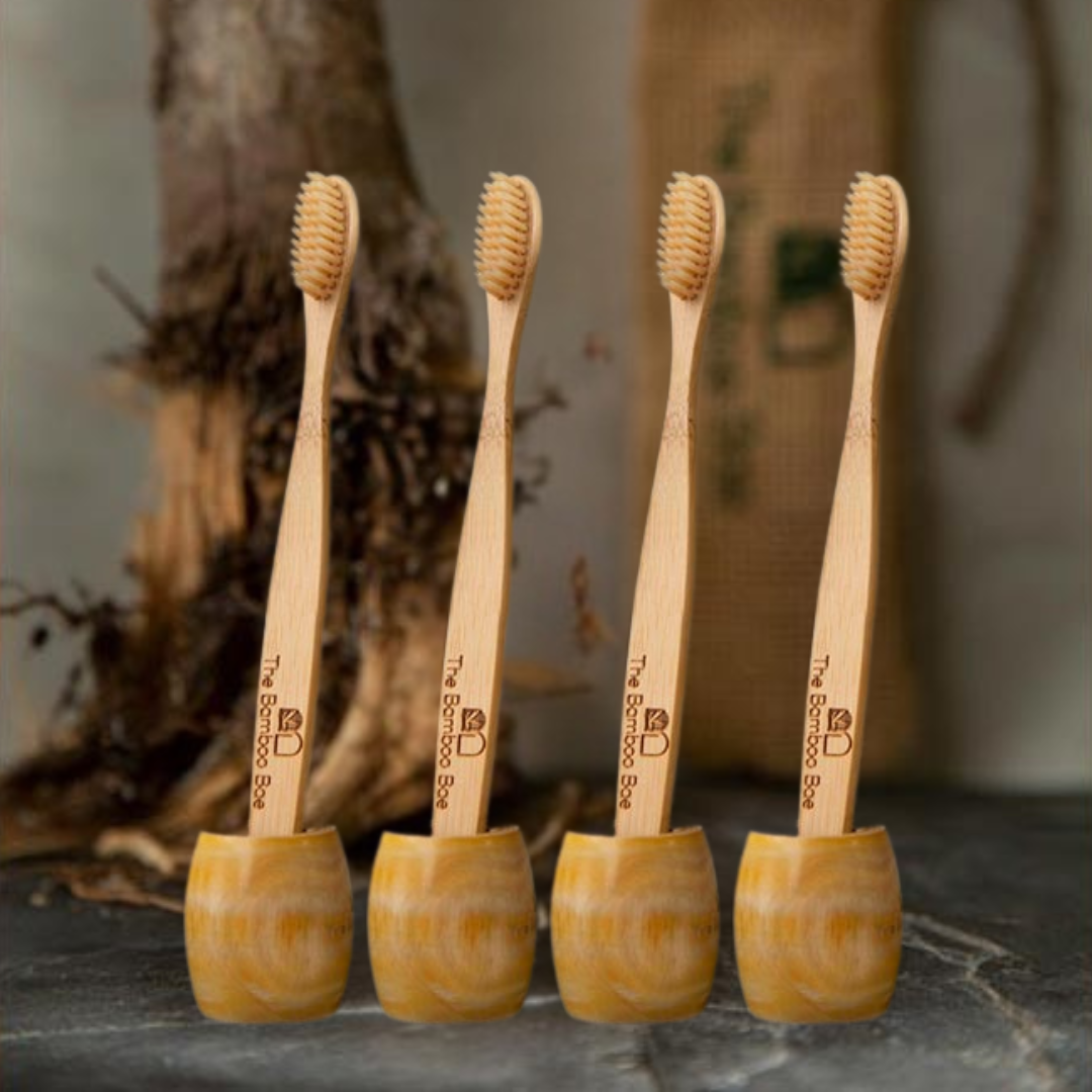 Bamboo Toothbrush | Ultra Soft Bristles | Biodegradable Toothbrush Handle