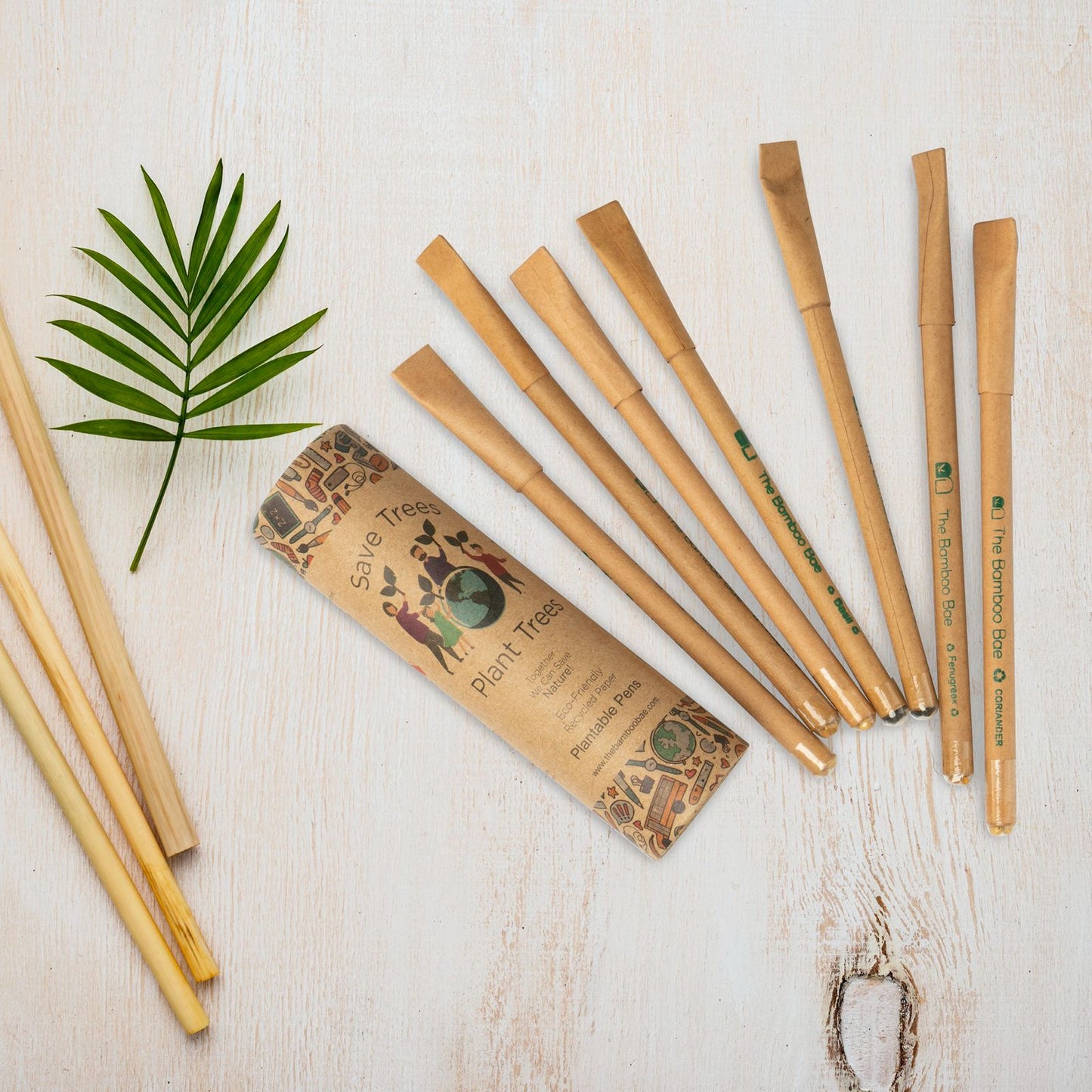 Zero Waste Writer's Combo | Sip, Serve, and Scribble in Sustainable Style | Bamboo Zero Waste Eco Friendly Gift