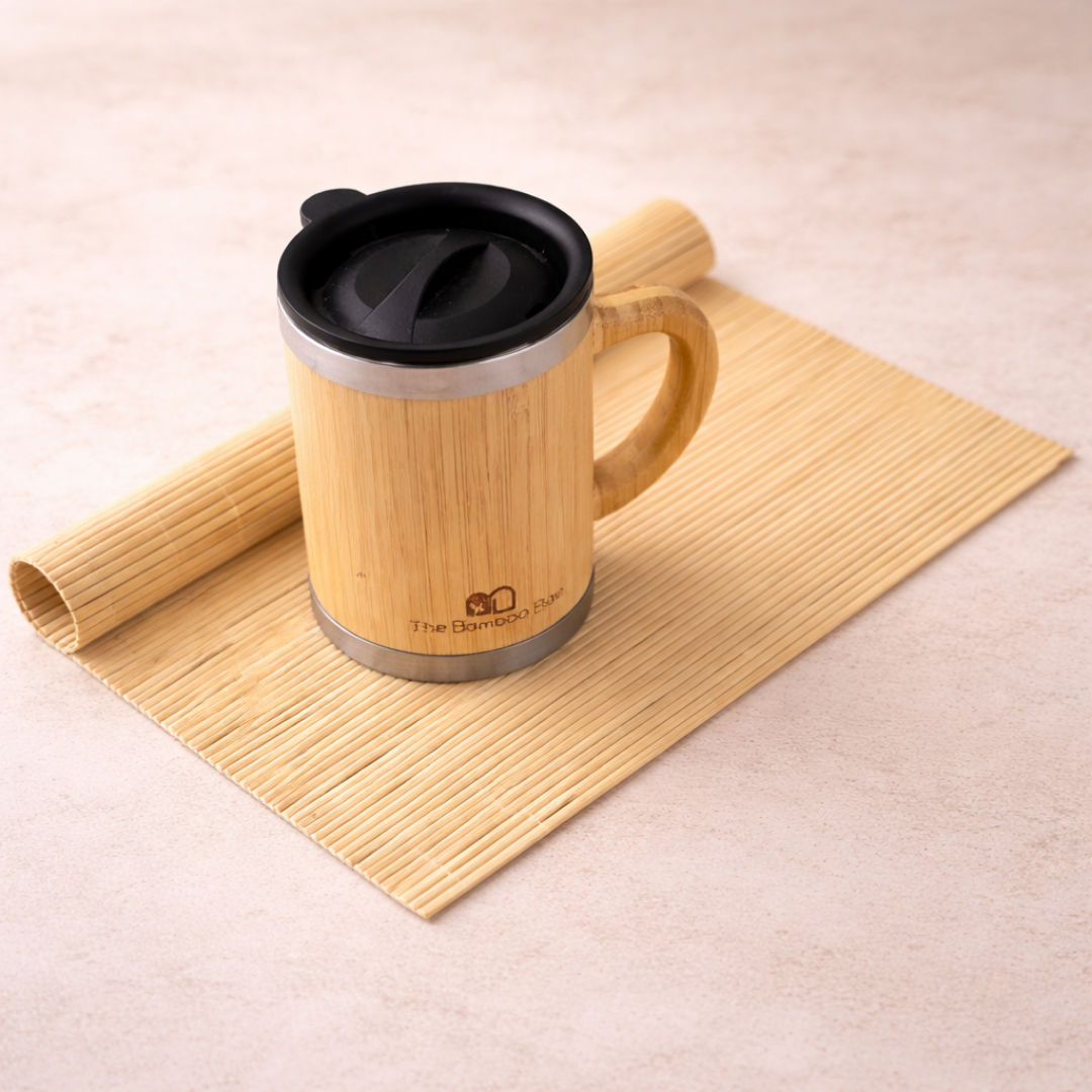 Natural Bamboo Dining Mats – Reusable Table Placemats