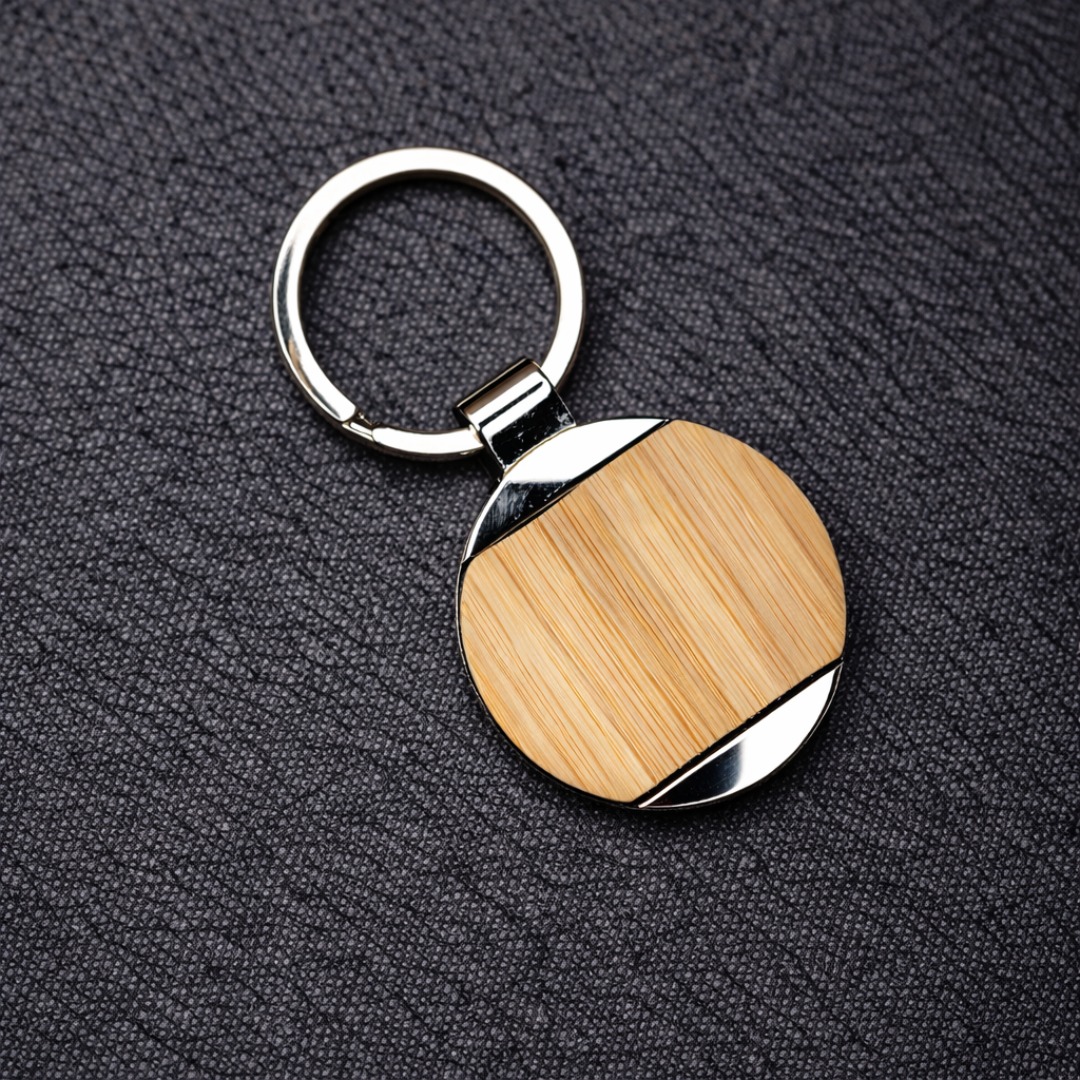 Sustainable Bamboo Keychains | Personalized Eco-Friendly Accessories