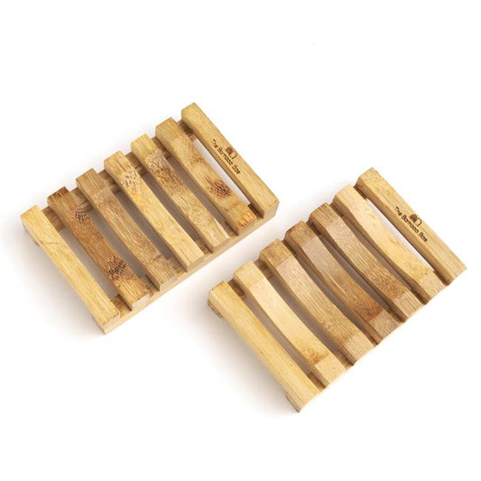 Bamboo Soap Tray | Handmade Soap Dish | Natural Wooden Tray for Soap & Sponge