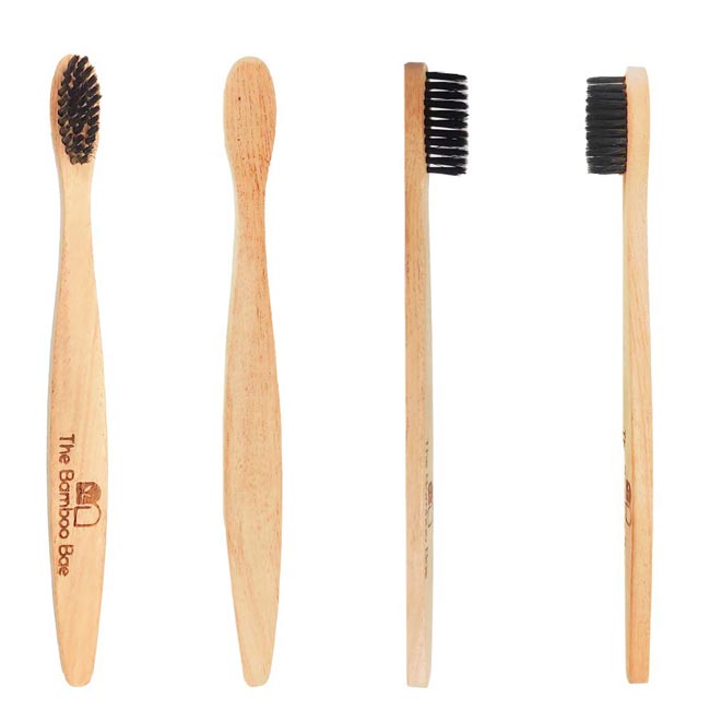wooden toothbrush holder