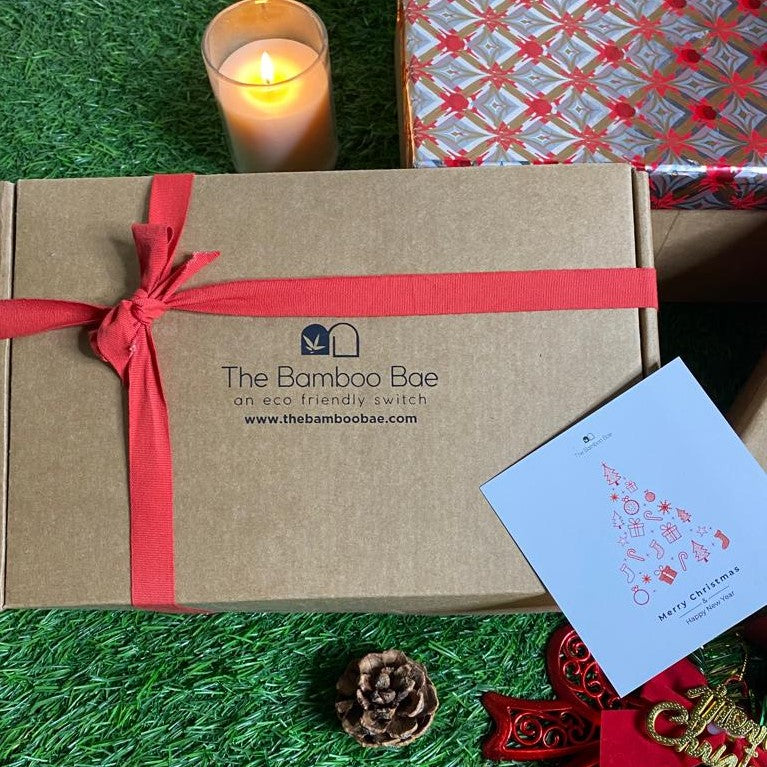 Christmas Vibes | Christmas Hamper | Sustainable Celebrations with Shot Glasses & Soy Candle